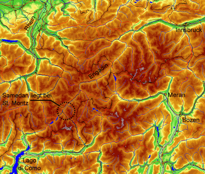 Wo liegt Samedan?
