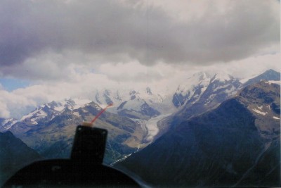 Blick auf die beeindruckende Gletscherwelt