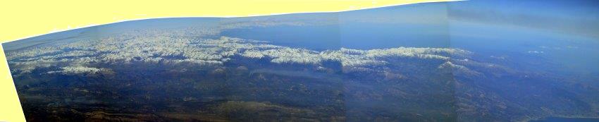 Blick aus dem Cockpit einer Boeing