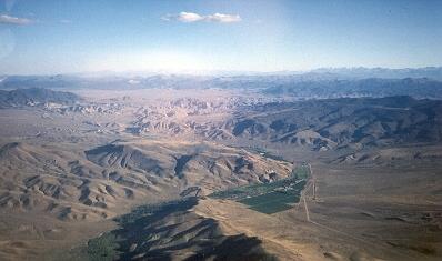 Blick auf die Ranch