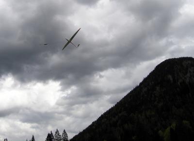 DG-600 im Windenstart - wird der Pilot Thermik finden?